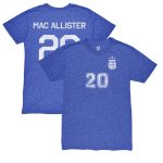 Shop alexis mac allister argentina national team 1863fc retro name amp number tri-blend t-shirt – blue – Argentina National Team Jerseys & T-Shirts for True Fans