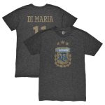 Shop angel di maria argentina national team 1863fc retro player tri-blend t-shirt – black – Argentina National Team Jerseys & T-Shirts for True Fans