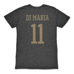 Shop angel di maria argentina national team 1863fc retro player tri-blend t-shirt – black – Argentina National Team Jerseys & T-Shirts for True Fans