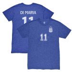 Shop angel di maria argentina national team 1863fc retro player tri-blend t-shirt – blue – Argentina National Team Jerseys & T-Shirts for True Fans