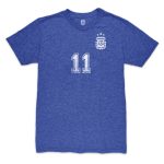 Shop angel di maria argentina national team 1863fc retro player tri-blend t-shirt – blue – Argentina National Team Jerseys & T-Shirts for True Fans