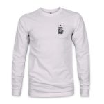 Shop argentina national team 1863fc back team arch long sleeve t-shirt – gray – Argentina National Team Jerseys & T-Shirts for True Fans