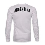 Shop argentina national team 1863fc back team arch long sleeve t-shirt – gray – Argentina National Team Jerseys & T-Shirts for True Fans