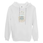 Shop argentina national team 1863fc color badge fleece pullover hoodie – white – Argentina National Team Jerseys & T-Shirts for True Fans