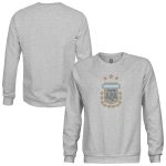 Shop argentina national team 1863fc pullover crewneck sweatshirt – heather gray – Argentina National Team Jerseys & T-Shirts for True Fans