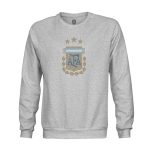 Shop argentina national team 1863fc pullover crewneck sweatshirt – heather gray – Argentina National Team Jerseys & T-Shirts for True Fans