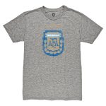 Shop argentina national team 1863fc retro badge tri-blend t-shirt – heather gray – Argentina National Team Jerseys & T-Shirts for True Fans