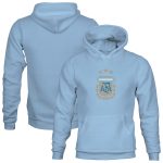 Shop argentina national team 1863fc youth color badge fleece pullover hoodie – blue – Argentina National Team Jerseys & T-Shirts for True Fans
