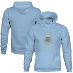 Shop argentina national team 1863fc youth color badge fleece pullover hoodie – blue – Argentina National Team Jerseys & T-Shirts for True Fans