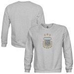 Shop argentina national team 1863fc youth pullover crewneck sweatshirt – heather gray – Argentina National Team Jerseys & T-Shirts for True Fans