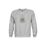 Shop argentina national team 1863fc youth pullover crewneck sweatshirt – heather gray – Argentina National Team Jerseys & T-Shirts for True Fans