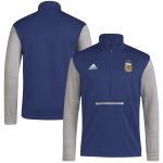 Shop argentina national team adidas crest long sleeve half-zip top – navy – Argentina National Team Jerseys & T-Shirts for True Fans