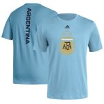 Shop argentina national team adidas vertical back t-shirt – light blue – Argentina National Team Jerseys & T-Shirts for True Fans