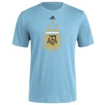Shop argentina national team adidas vertical back t-shirt – light blue – Argentina National Team Jerseys & T-Shirts for True Fans