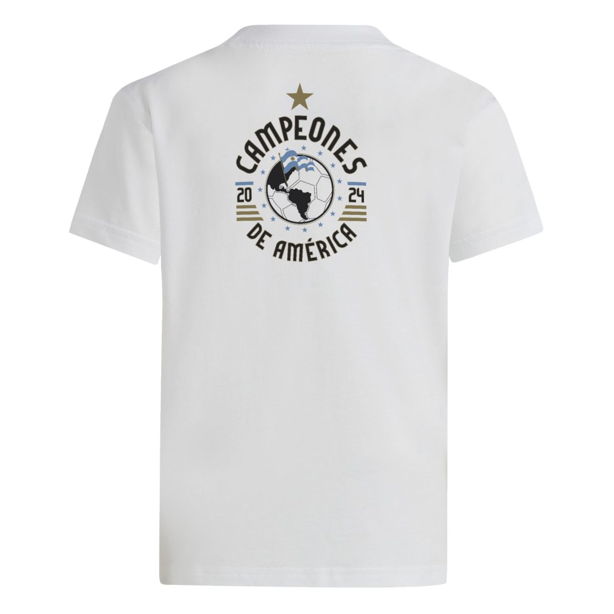 Shop argentina national team adidas youth 2024 copa america champions t-shirt – white – Argentina National Team Jerseys & T-Shirts for True Fans