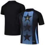 Shop argentina national team adidas youth 2024 pre-match top – black – Argentina National Team Jerseys & T-Shirts for True Fans