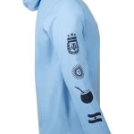 Shop argentina national team sport design sweden relaxed hooded long sleeve t-shirt – light blue – Argentina National Team Jerseys & T-Shirts for True Fans