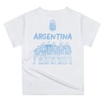 Shop argentina national team vive la fete youth impressions artwork icons t-shirt – white – Argentina National Team Jerseys & T-Shirts for True Fans
