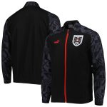 Shop austria national team puma pre-match raglan full-zip training jacket – black – Argentina National Team Jerseys & T-Shirts for True Fans