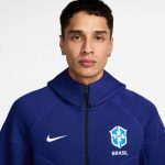 Shop brazil women8217s national team nike tech fleece full-zip hoodie – royal – Argentina National Team Jerseys & T-Shirts for True Fans