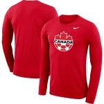 Shop canada soccer nike primary logo legend performance long sleeve t-shirt – red – Argentina National Team Jerseys & T-Shirts for True Fans