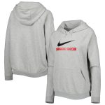 Shop canada soccer nike women8217s lockup varsity fleece raglan pullover hoodie – heather gray – Argentina National Team Jerseys & T-Shirts for True Fans