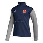 Shop colombia national team adidas crest long sleeve half-zip top – navy – Argentina National Team Jerseys & T-Shirts for True Fans