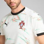 Shop cristiano ronaldo portugal national team puma 2025 away authentic jersey – white – Argentina National Team Jerseys & T-Shirts for True Fans
