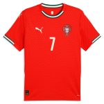 Shop cristiano ronaldo portugal national team puma 2025 home replica jersey – red – Argentina National Team Jerseys & T-Shirts for True Fans