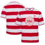 Shop denmark national team striped t-shirt – red – Argentina National Team Jerseys & T-Shirts for True Fans