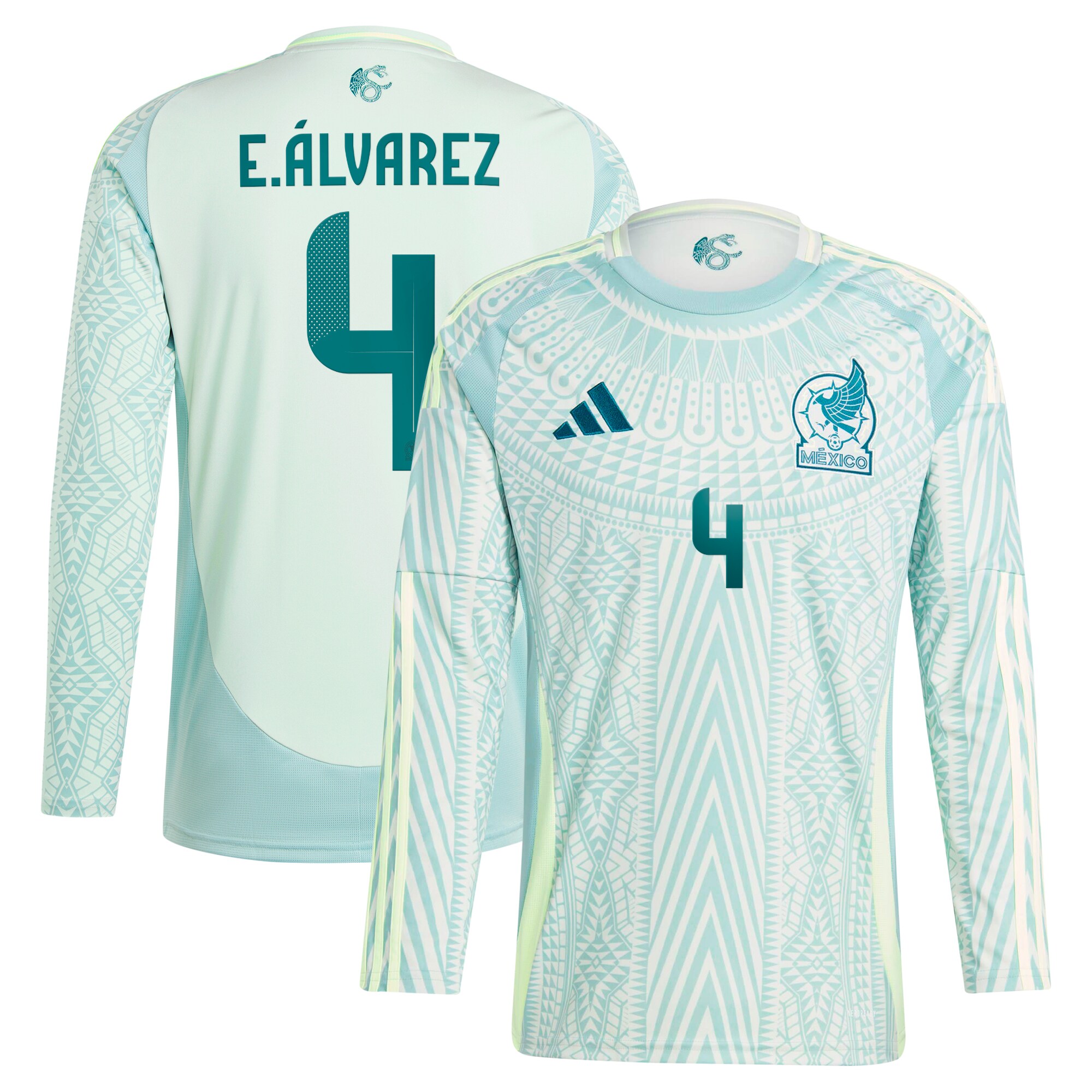 Shop edson alvarez mexico national team adidas 2024 away replica player long sleeve jersey – green – Argentina National Team Jerseys & T-Shirts for True Fans