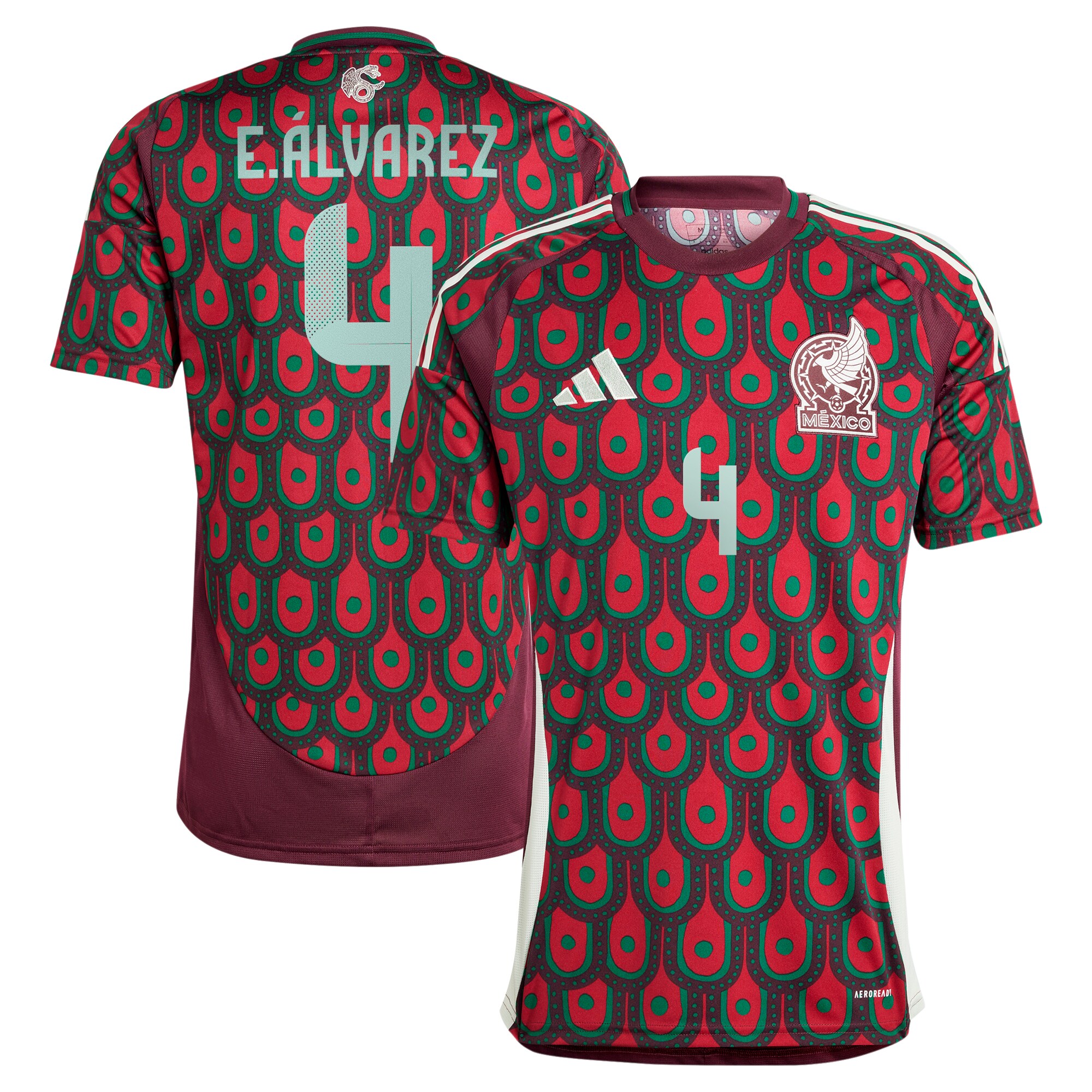 Shop edson alvarez mexico national team adidas 2024 home replica player jersey – burgundy – Argentina National Team Jerseys & T-Shirts for True Fans