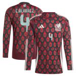 Shop edson alvarez mexico national team adidas 2024 home replica player long sleeve jersey – burgundy – Argentina National Team Jerseys & T-Shirts for True Fans