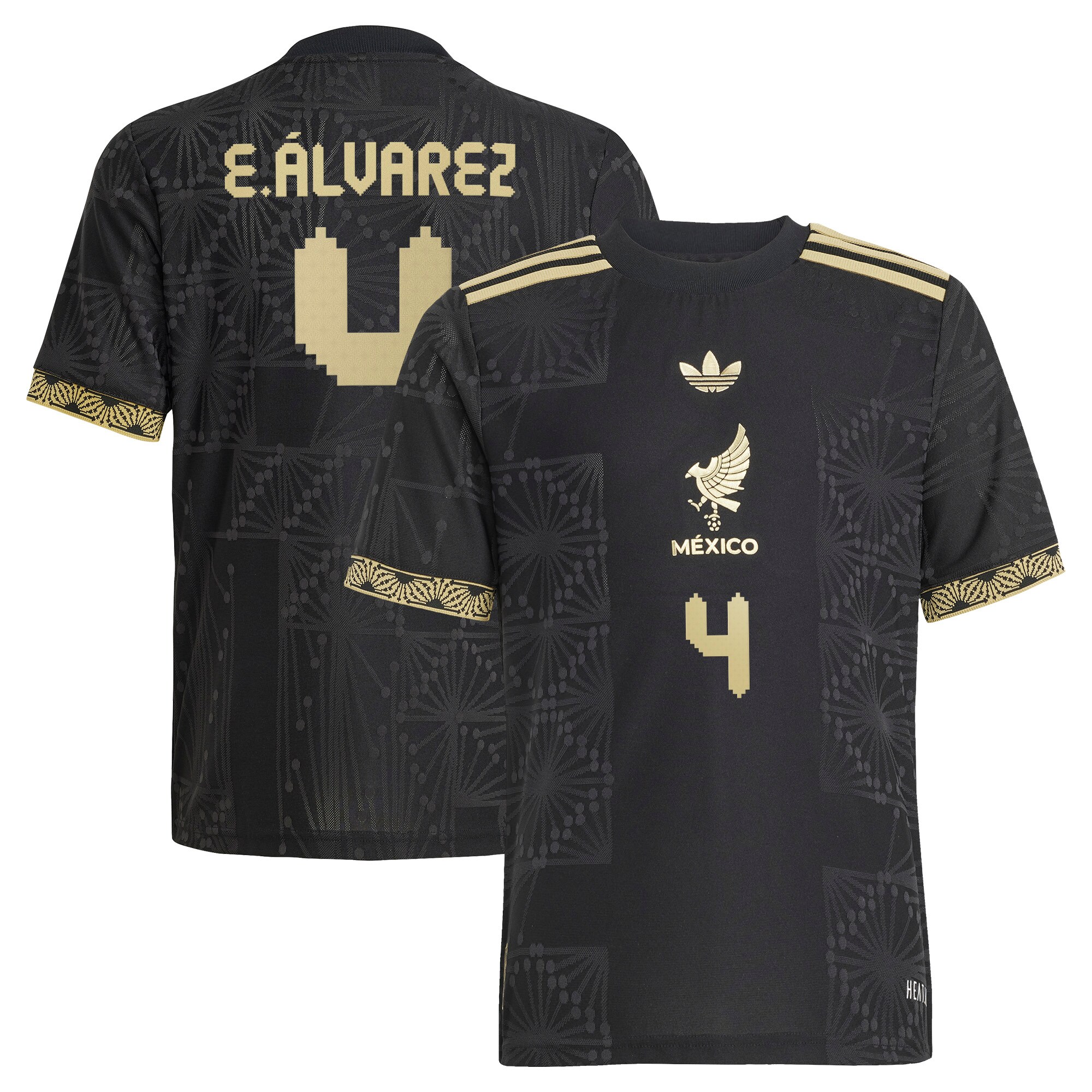 Shop edson alvarez mexico national team adidas youth 2025 third authentic player jersey – black – Argentina National Team Jerseys & T-Shirts for True Fans