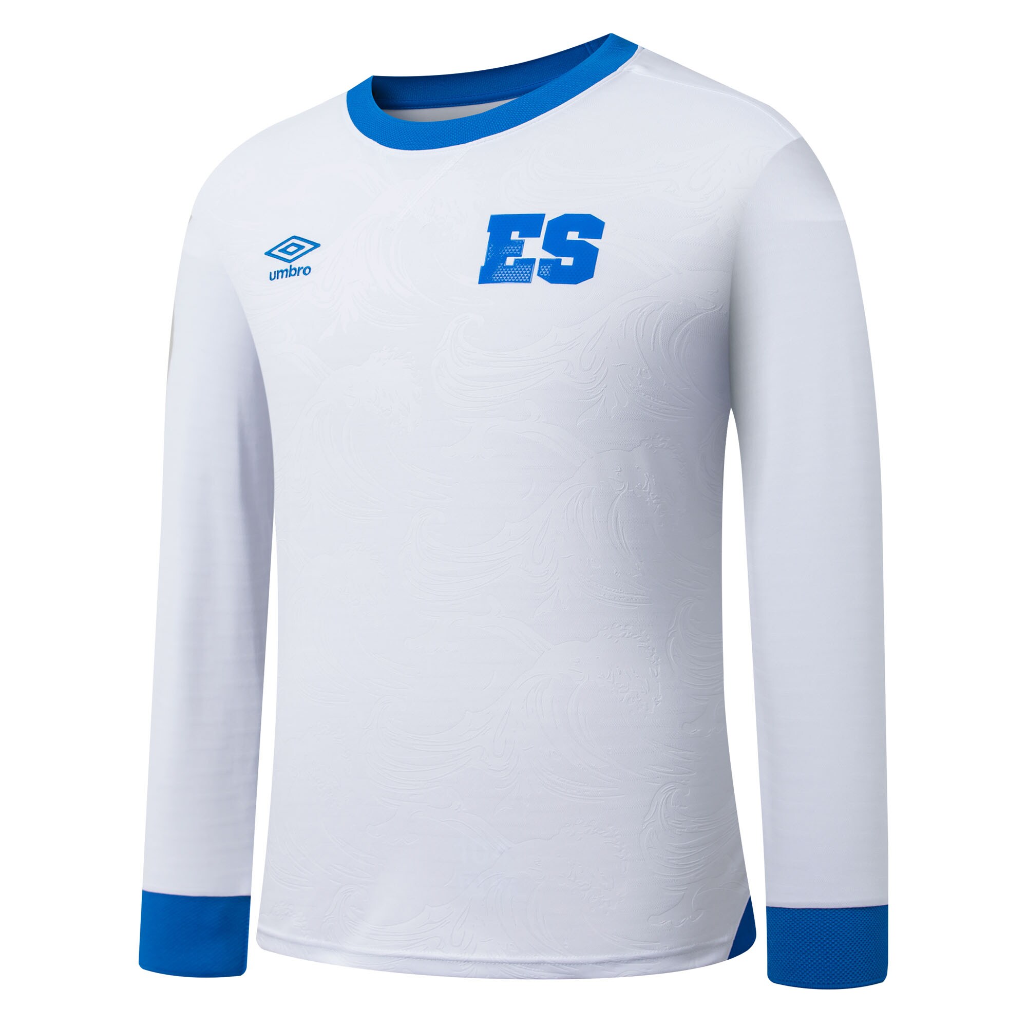 Shop el salvador national team umbro 2025 away replica long sleeve jersey – white – Argentina National Team Jerseys & T-Shirts for True Fans