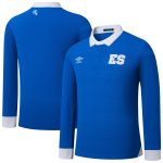 Shop el salvador national team umbro 2025 home replica long sleeve jersey – blue – Argentina National Team Jerseys & T-Shirts for True Fans