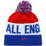 Shop england national team nike classic stripe cuffed knit hat with pom – bluered – Argentina National Team Jerseys & T-Shirts for True Fans