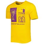 Shop fifa world cup qatar 2022 around the world t-shirt – yellow – Argentina National Team Jerseys & T-Shirts for True Fans