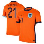 Shop frenkie de jong netherlands national team nike 2024 home replica jersey – orange – Argentina National Team Jerseys & T-Shirts for True Fans