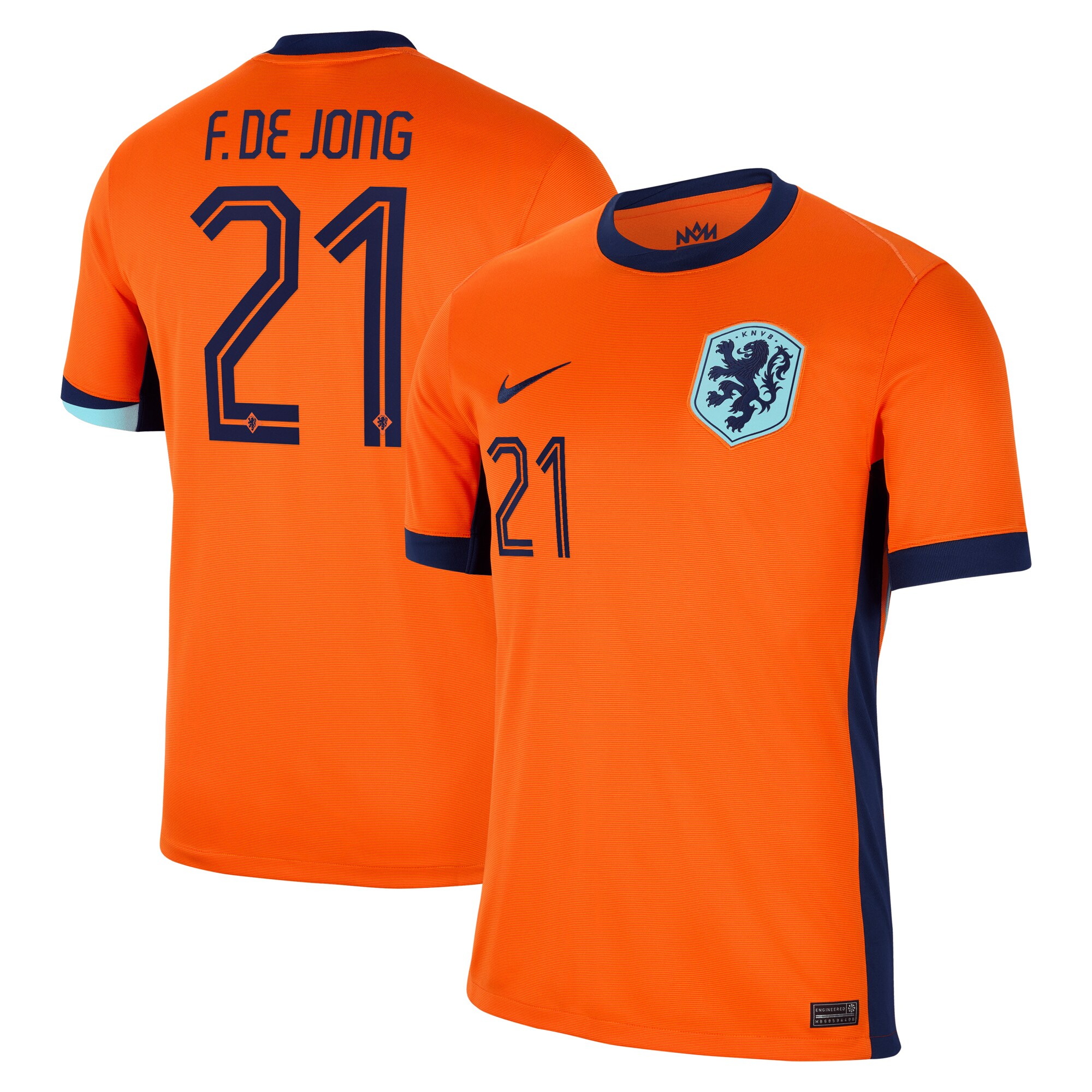 Shop frenkie de jong netherlands national team nike 2024 home replica jersey – orange – Argentina National Team Jerseys & T-Shirts for True Fans