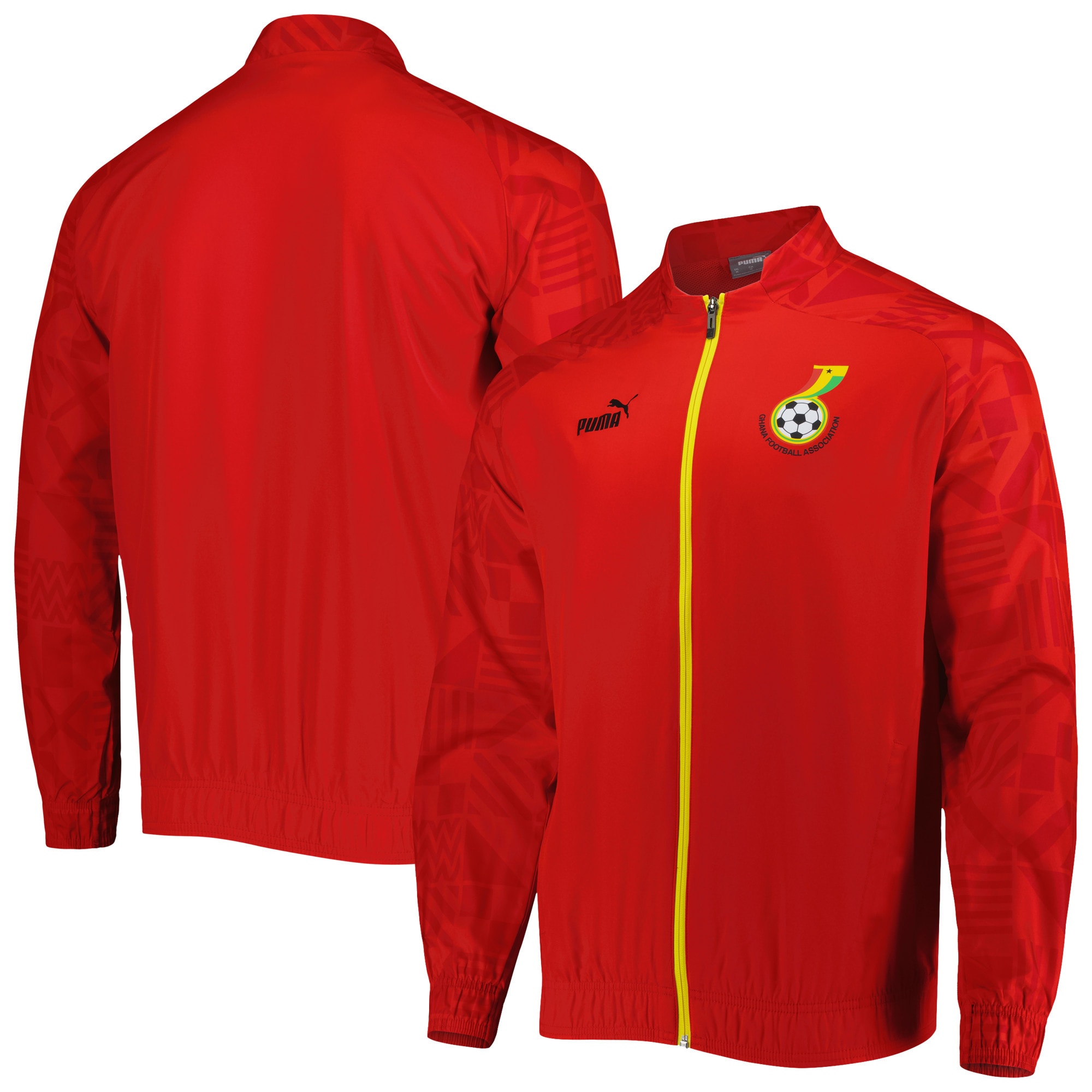 Shop ghana national team puma pre-match raglan full-zip training jacket – red – Argentina National Team Jerseys & T-Shirts for True Fans