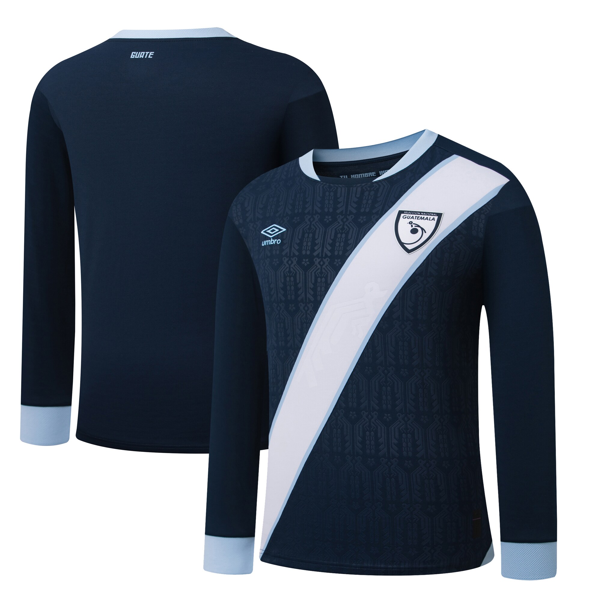 Shop guatemala national team umbro 2025 away replica long sleeve jersey – navy – Argentina National Team Jerseys & T-Shirts for True Fans