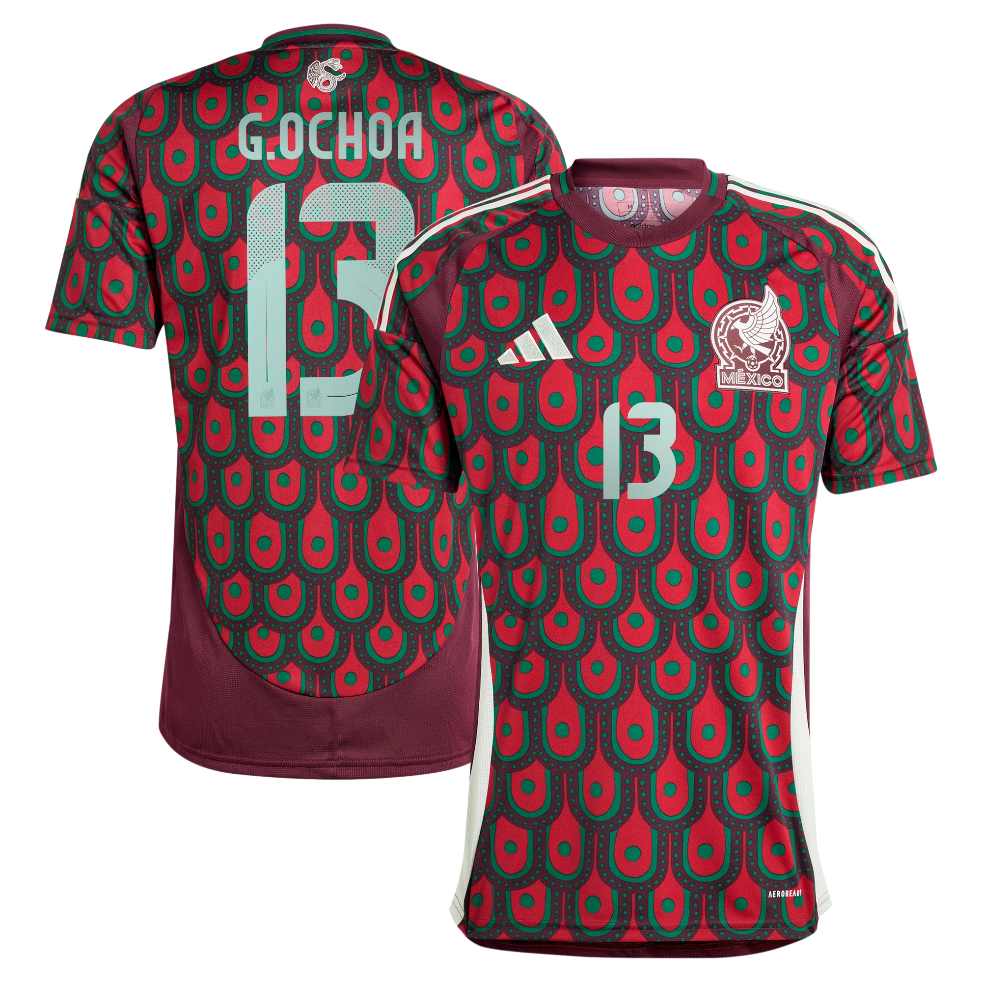 Shop guillermo ochoa mexico national team adidas 2024 home replica player jersey – burgundy – Argentina National Team Jerseys & T-Shirts for True Fans