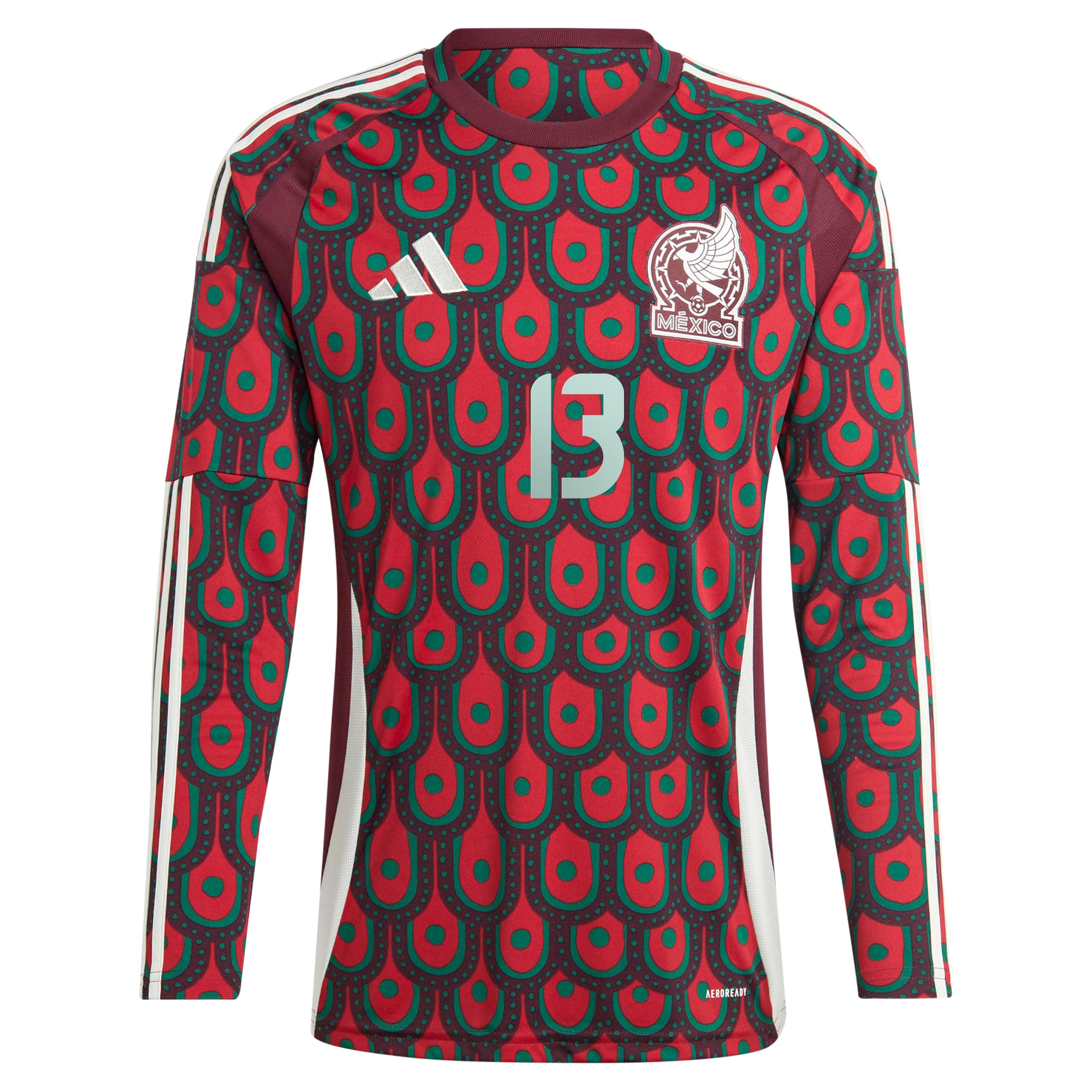Shop guillermo ochoa mexico national team adidas 2024 home replica player long sleeve jersey – burgundy – Argentina National Team Jerseys & T-Shirts for True Fans