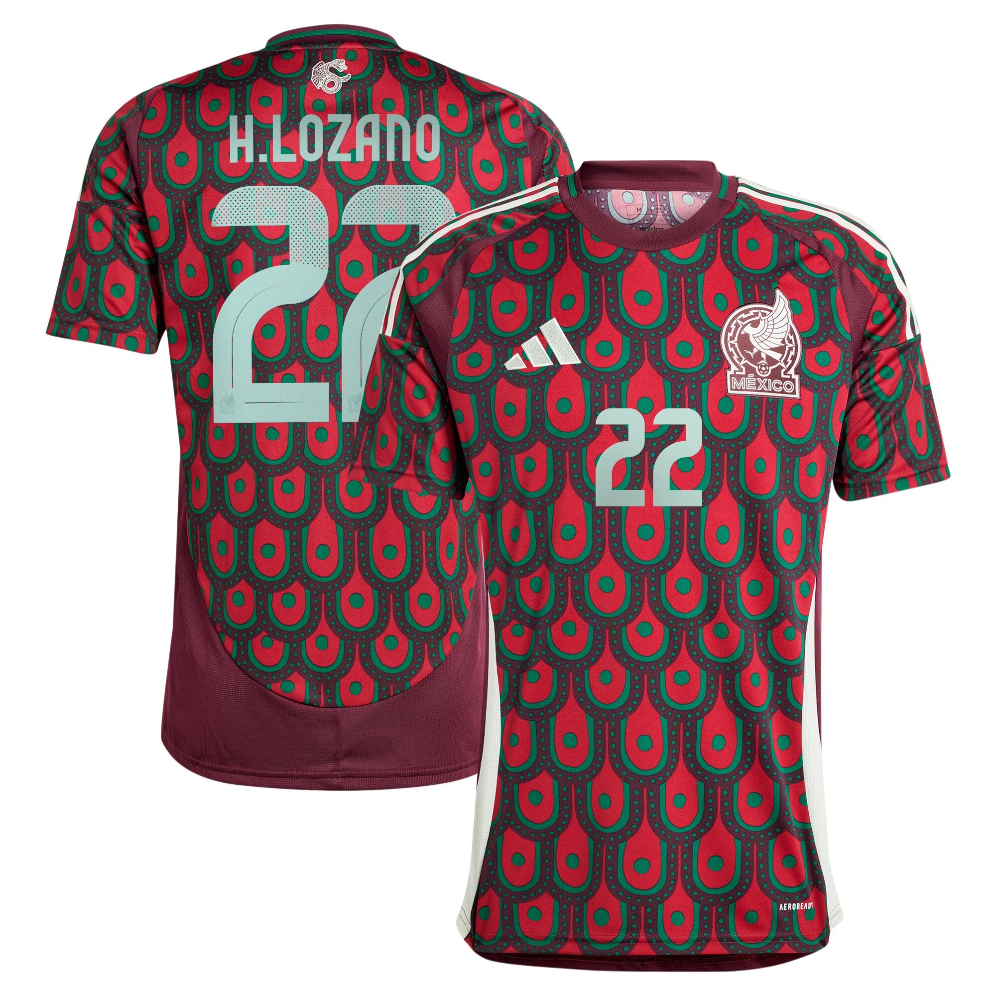 Shop hirving lozano mexico national team adidas 2024 home replica player jersey – burgundy – Argentina National Team Jerseys & T-Shirts for True Fans