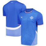Shop iceland national team puma 2024 home replica jersey – blue – Argentina National Team Jerseys & T-Shirts for True Fans