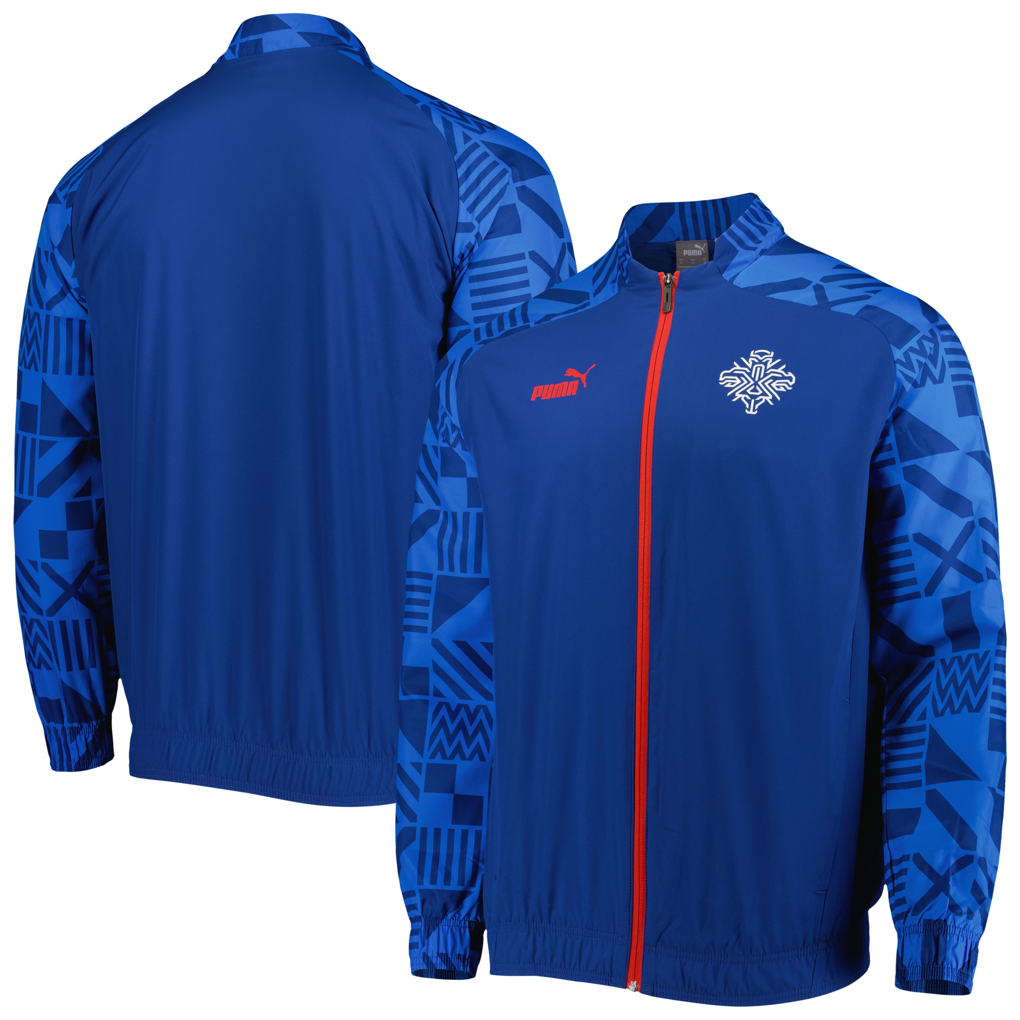 Shop iceland national team puma pre-match raglan full-zip training jacket – light blue – Argentina National Team Jerseys & T-Shirts for True Fans