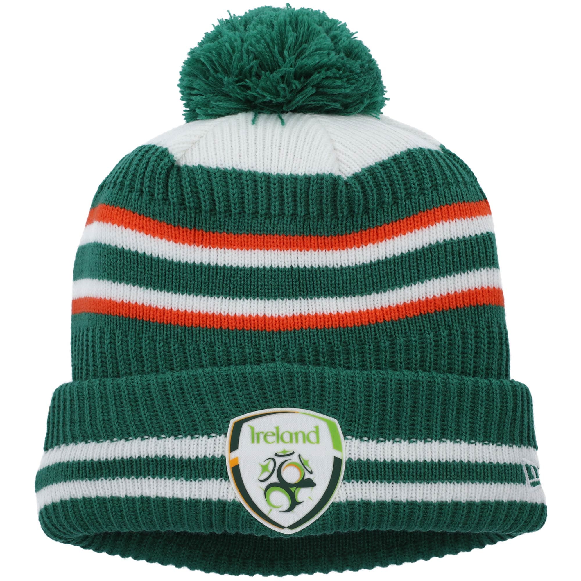 Shop ireland national team new era bobble fleece cuffed knit hat with pom – green – Argentina National Team Jerseys & T-Shirts for True Fans