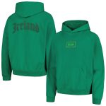 Shop ireland national team old english oversized raglan pullover hoodie – green – Argentina National Team Jerseys & T-Shirts for True Fans