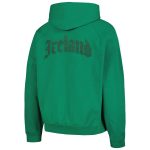 Shop ireland national team old english oversized raglan pullover hoodie – green – Argentina National Team Jerseys & T-Shirts for True Fans